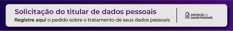 banner solicitação e dados lgpd